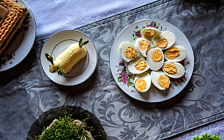 Baranek z masła na świątecznym mazurskim stole